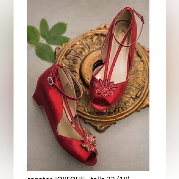 Joyfolie Arabella Heel in Red size 2 - Picture 1 of 11